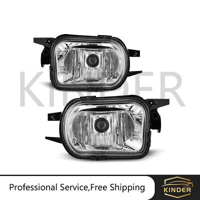 1 par de luces antiniebla delanteras izquierda+derecha para Mercedes Benz W203 Clase C Foto 1 de 4