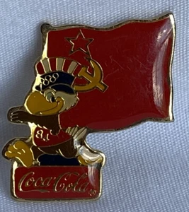 Pin Bandera Olímpica Coca Cola 1984-Unión Soviética - Imagen 1 de 2