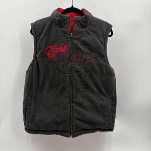 Chaleco acolchado reversible de lana Ecko Unltd para hombre extra grande XL gris rojo - Imagen 1 de 8
