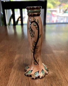 Blue Sky Clayworks Heather Goldminc Floral Candle Holder +READ+ - Picture 1 of 10