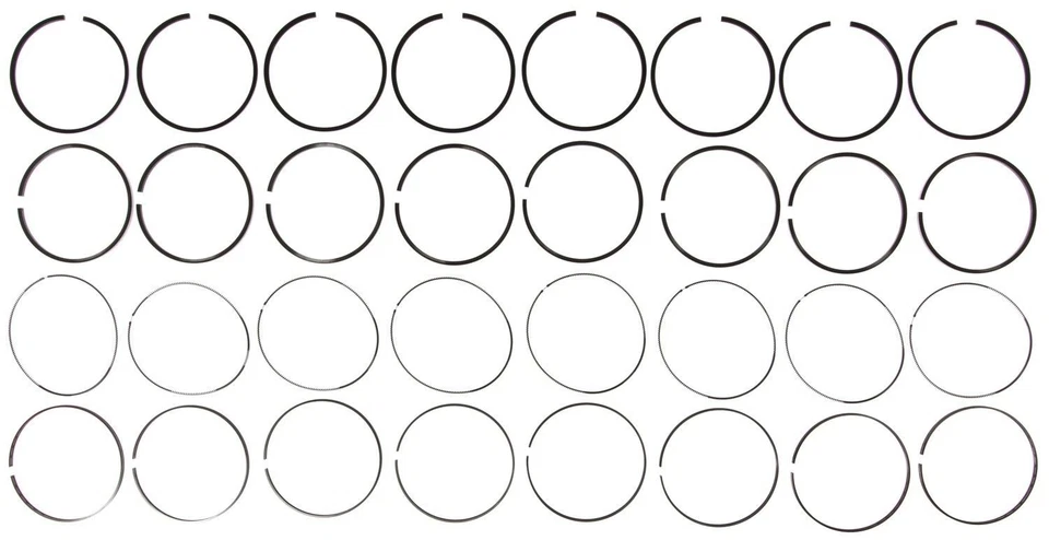 Juego de anillos de pistón de motor MAHLE 42160 para modelos seleccionados de Chevrolet GMC 10-16 Foto 1 de 4