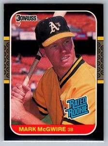 1987 Donruss - Rated Rookie Mark McGwire #46 - NM-MT *TEXCARDS* - Picture 1 of 2