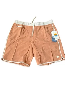 Vuori Banks Herrenshorts Größe 2XL Palo Santo Limen Textur V330 $ 69 unverbindliche Preisempfehlung des Herstellers - Bild 1 von 4