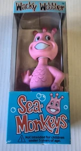 WACKY WOBBLER SEA MONKEY BOBBLE HEAD FUNKO INCHIOSTRO VINTAGE BAMBINI BAGNO GIOCATTOLO DA COLLEZIONE - Foto 1 di 6