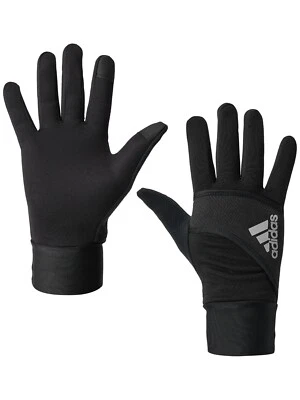 Guantes Adidas AWP Performance Dash 2.0 con conductividad de pantalla táctil, negros AW0052 Foto 1 de 4