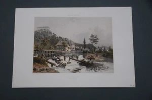gravure lithographie (Nice et Savoie) Dept de la Savoie La Rochette - Picture 1 of 1