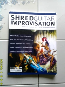 Shred Guitar Improvisation by Chris Zoupa New Song Book Tab Fundamental Changes - Picture 1 of 1