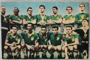 FOOTBALL SICKER STICKER No. 303 WM WC 1958 SELECAO BRAZIL BRASIL BRASILIEN PELE - Picture 1 of 3