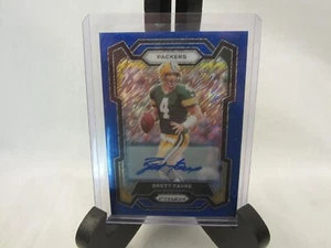 Brett Favre 2023 Panini Prizm Blue Shimmer Prizm Auto 6 OF 25 - Bild 1 von 3