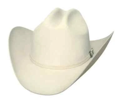 Sombrero de Vaquero de Piel Bullhide 8X Colección Montecarlo EL CANTAUTOR - Vientre Plateado Foto 1 de 2