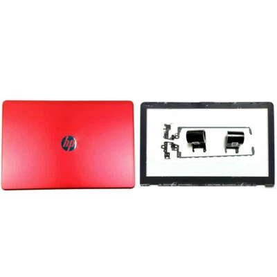 Nueva cubierta trasera LCD roja bisel delantero bisagras cubierta para HP 15BS 15-BS L03441-001 Foto 1 de 4