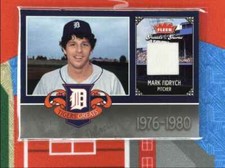 2006 Fleer Greats of the Game Jersey Mark Fidrych Detroit Tigers #DET-MF