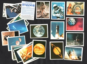 Space Exploration Complete 32 Trade Card Set 1985 Armstrong Moon Rocket Planets - Picture 1 of 1