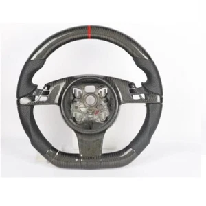 For Porsche Cayenne Panamera 911 997 991 Carbon Fiber Car Custom Steering Wheel - Picture 1 of 2
