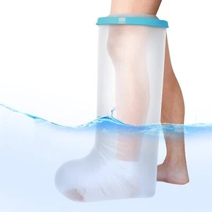 Waterproof Leg Cast Cover for Shower Watertight Foot Protector with Non-slip ... - Picture 1 of 8