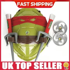 Kids Ninja Turtles Costume Set with Shell, Mask, Weapons Great Gift for Boys - Picture 1 of 17