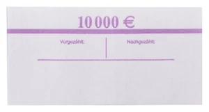 500 EURO Banderolen für 20 Banknoten EUR Geldscheinbanderolen NEU Geldbündel Set - Bild 1 von 2
