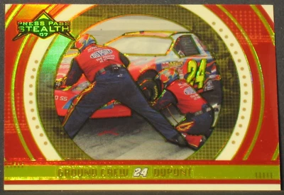 Jeff Gordon 2007 Press Pass Stealth Chrome Exclusives Parallel #X60 (88/99) - Image 1 of 2