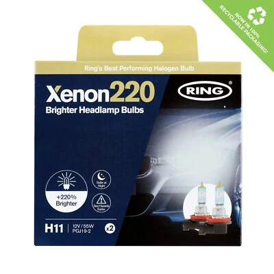 Ring H11 Xenon220 Twin Pack (RX2211) - Image 1 of 3