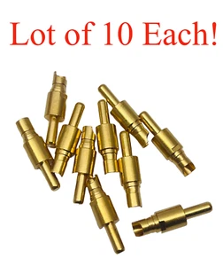 Smiths YPN035-024H Hyper Series HYPP350U127A001 Male Solder Connector Gold 10 Ea - Picture 1 of 2