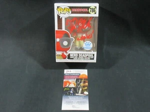 NERD DEADPOOL FIRMADO TJ MILLER con GAFAS COMADREJA #786 FUNKO POP con INSC JSA PRUEBA - Imagen 1 de 11