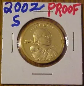 2002-S Gem Proof Sacagawea Dollar - Picture 1 of 2