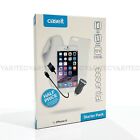 CASEIT Clear Case + Screen Cover + Car Charger + Charging Cable for iPhone 6 6S