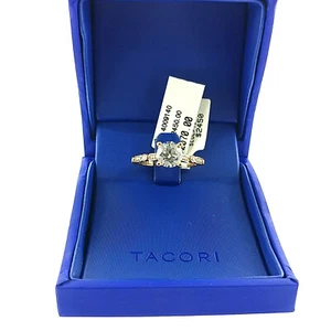 TACORI 18k Rose Gold .15ctw Semi Mount Engagement Ring Setting Size 6.5 NEW - Picture 1 of 6