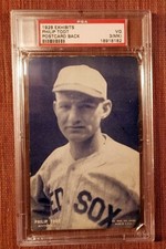 1928 Exhibits #36 Philip Todt Boston Red Sox Original Baseball Card PSA 3 (MK)