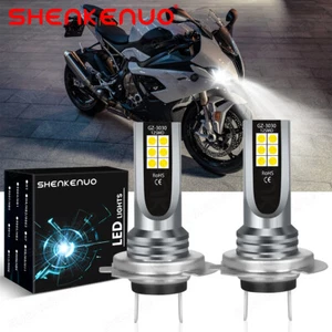 For Yamaha YZF-R6 2006 2008 2009 YZF-R1 H7 LED Headlight Bulbs 6000K White - Picture 1 of 10