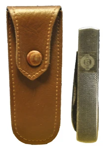 "CARL LÜTTERS&Cie (Löwenwerk) Solingen" Vtg Chrome German c.1951's Folding knife - Picture 1 of 19