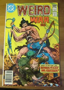Weird War Tales # 95 Dec 1981 - DC Newsstand - Nazi Swastika on cover       ZCO3 - Picture 1 of 10