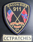 MACON-BIBB, GEORGIA 911 POLICE (PETIT) PATCH ÉPAULE GA