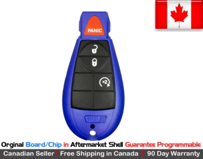 1. OEM Blue Replacement Keyless Entry Remote Key Fob For Chrysler Dodge Jeep — 第 1/2 张图片