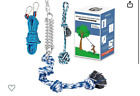 SPRING POLE DOG ROPE TOYS: DOG ROPE PULL & TUG OF WAR TOY 600 POUND LOAD - NEW