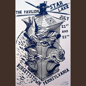 Phish 2023 STAR LAKE. Burgettstown, PA. Unofficial Print. - Picture 1 of 2