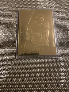 DANBURY COMO NUEVA LÁMINA DE ORO 22 QUILATES NUEVA YORK YANKEES BEBÉ RUTH TARJETA # 30 NUEVA SELLADA - Imagen 1 de 9