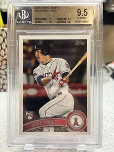2011 Topps Update Mike Trout Rookie Card RC BGS 9.5 Gem Mint PRISTINE 10 sub - Picture 1 of 2