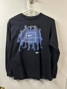 Nike Basketball Hoops Long Sleeve Shirt Kids XL (18-20) Black - Picture 1 of 5