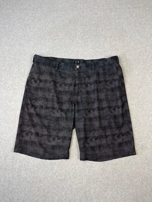 Pantalones Cortos de Viaje de Golf Adidas Para Hombres 38 Negro A Cuadros Elastizados Chinos 10" Entrepierna Foto 1 de 4