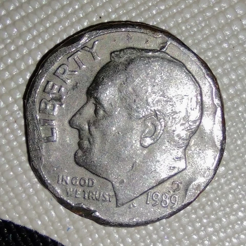 1989-D Roosevelt Dime MULTIPLE ERRORS COIN Cover