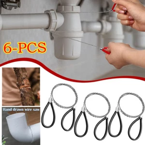 PVC Pipe Cable Saw 31 inch Stainless Steel Wire Cable - US - Picture 1 of 19