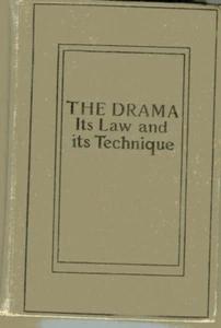 THE DRAMA Its Law and Its Technique Elisabeth Woodbridge Vintage HB 1926 - Picture 1 of 3