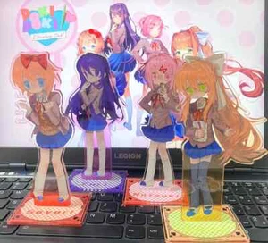 Pathological Doki Doki Literature Club Acrylic Figure Stand Toy Desk Display - Picture 1 of 9