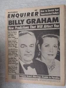 NATIONAL ENQUIRER MAGAZIN 8. MAI 1979 PRINZESSIN GRACE KELLY RAINIER BILLY GRAHAM - Bild 1 von 2