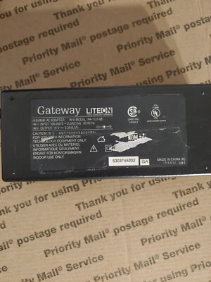Genuine GATEWAY LITEON AC Adapter PA-1121-08 Power Supply 120W 19V 6.3A  - Image 1 of 2