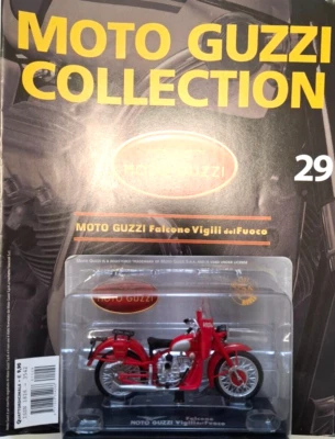 HACHETTE STARLINE 1:24  MOTO GUZZI VIGILIDELFUOCO FALCONE  CON FASCICOLO 29 - Immagine 1 di 2