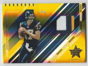 PHILIP RIVERS 2004 Leaf Rookies & Stars Longevity GOLD SP RC 3-COLOR PATCH /50 - Picture 1 of 2