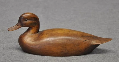 KEN HARRIS MINIATURA INACABADA ISCA DE PATO PATO PATO PATO PATO PATO ORIGINAL WOODVILLE NY - Imagem 1 de 4