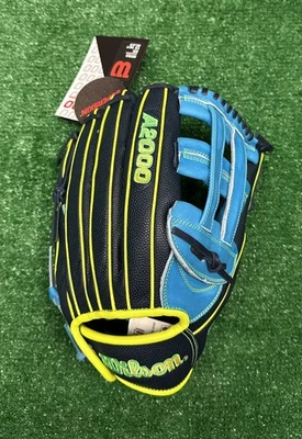 Guante de béisbol utilitario Wilson A2000 12,25" PF50 Pedroia Fit - azul marino cielo Foto 1 de 4